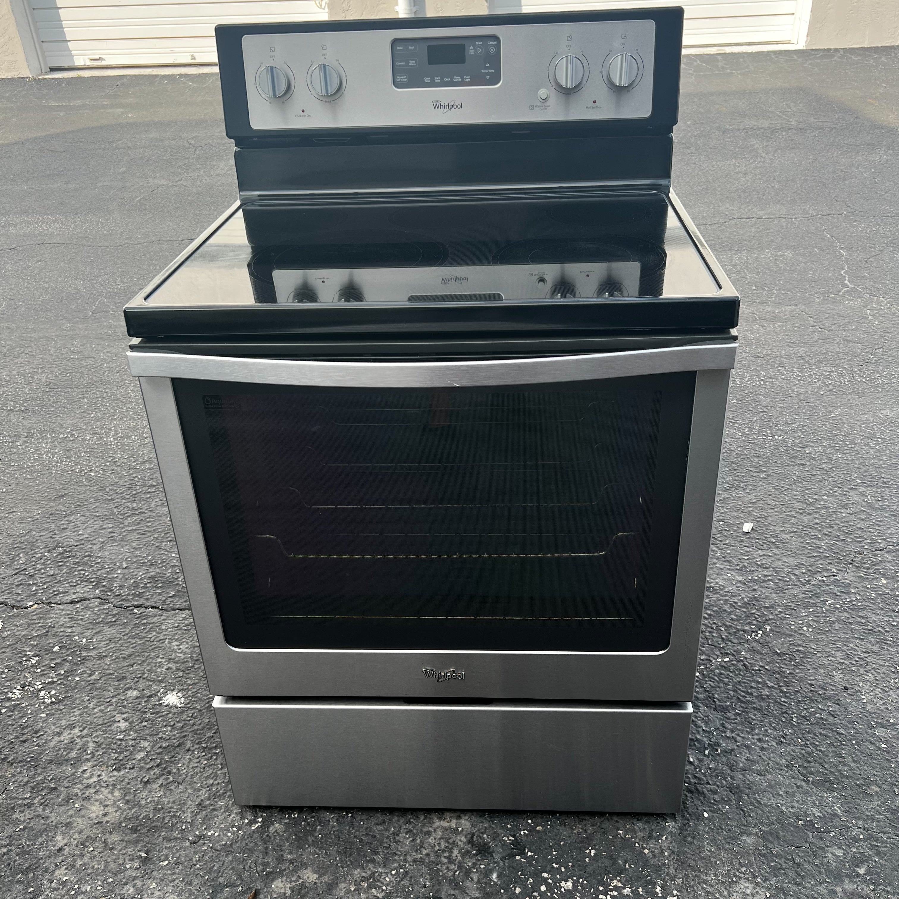 Whirlpool Stainless Steel Electric Stove Whirlpool Stainless Steel Electric Stove